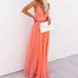 MARTA | Maxikleid Koralle