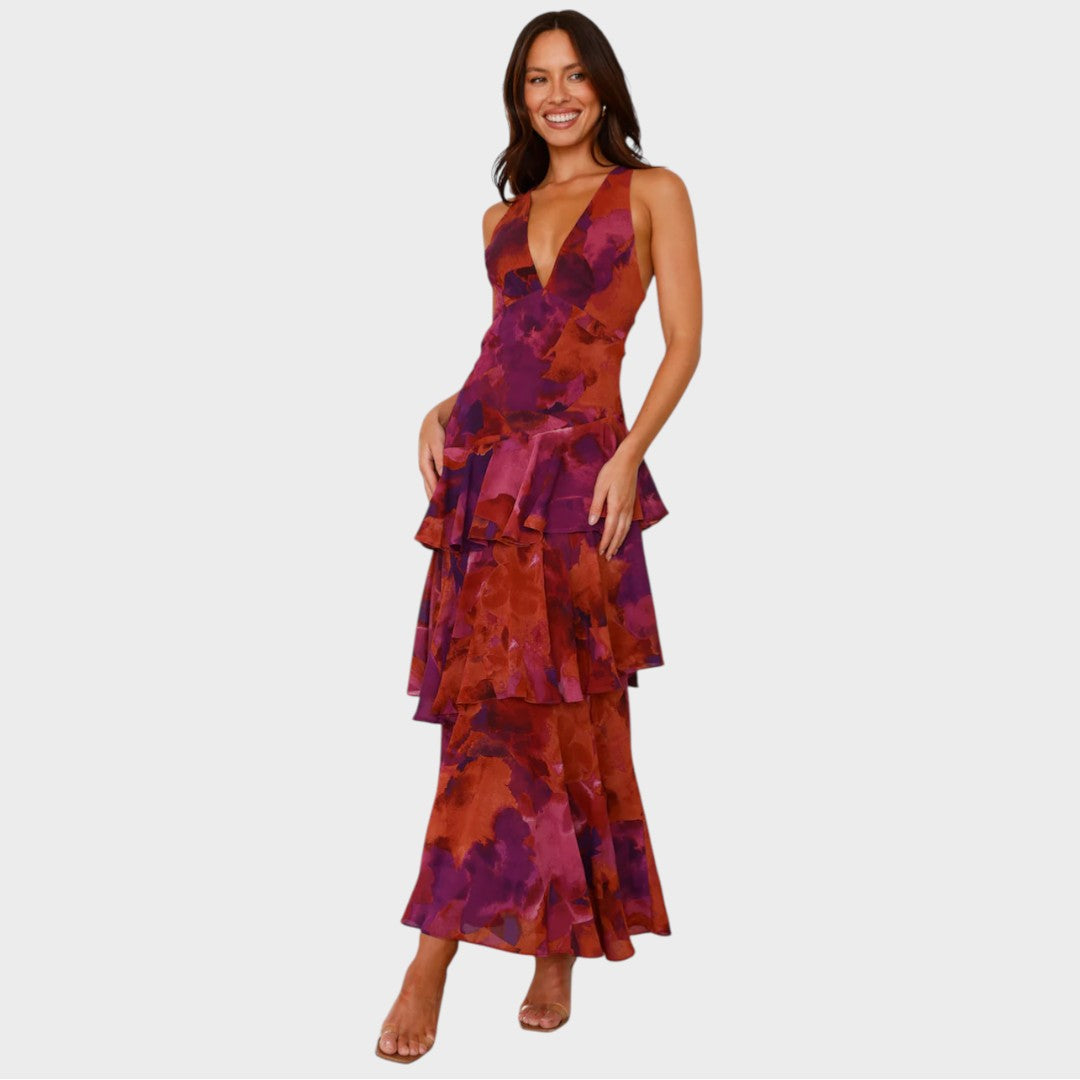 Lena | Vestido Maxi Elegante para un Estilo de Verano Sin Esfuerzo