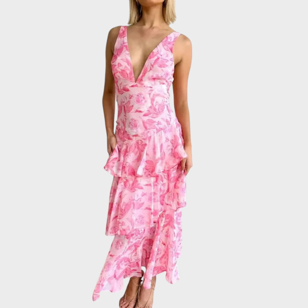 Lena | Vestido Maxi Elegante para un Estilo de Verano Sin Esfuerzo