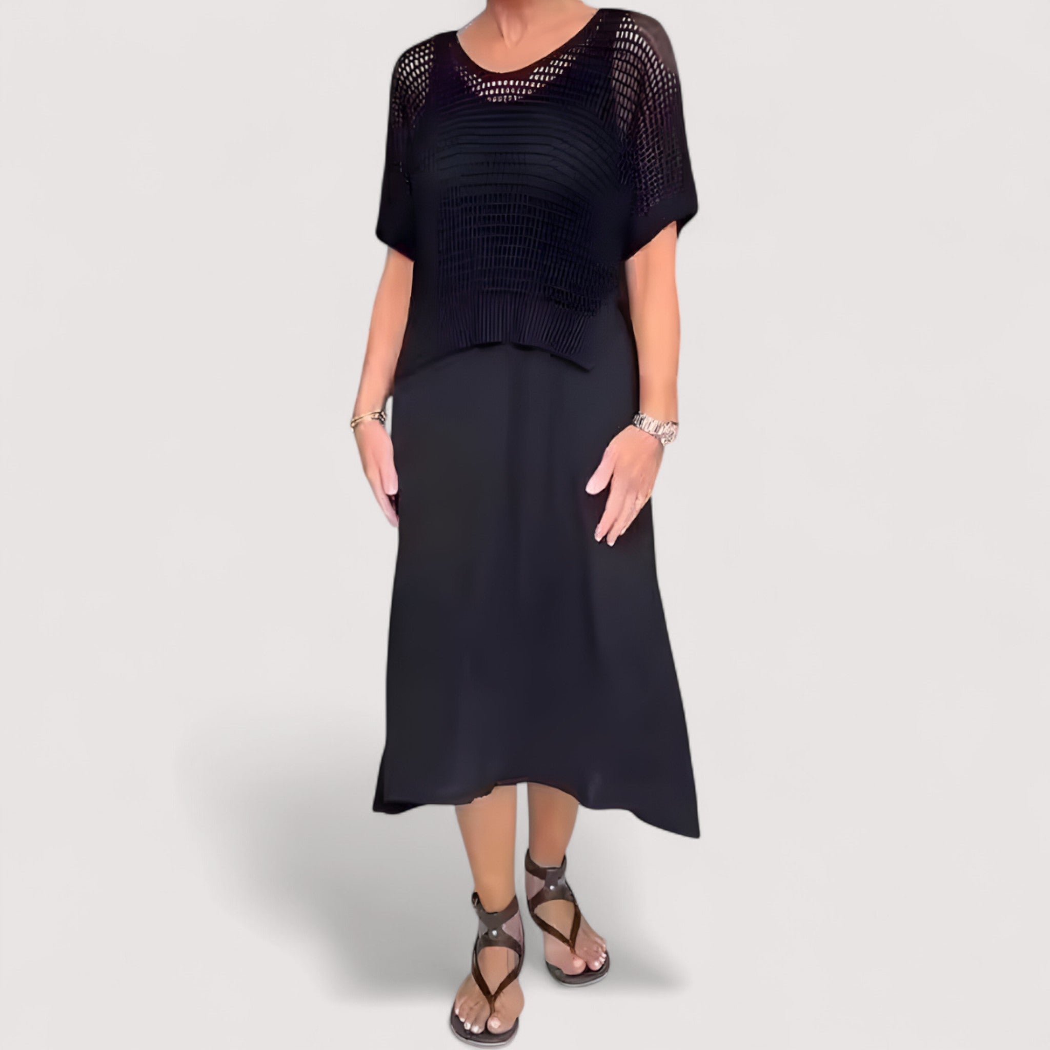 Elina | Vestido de Verano con Top Trenzado