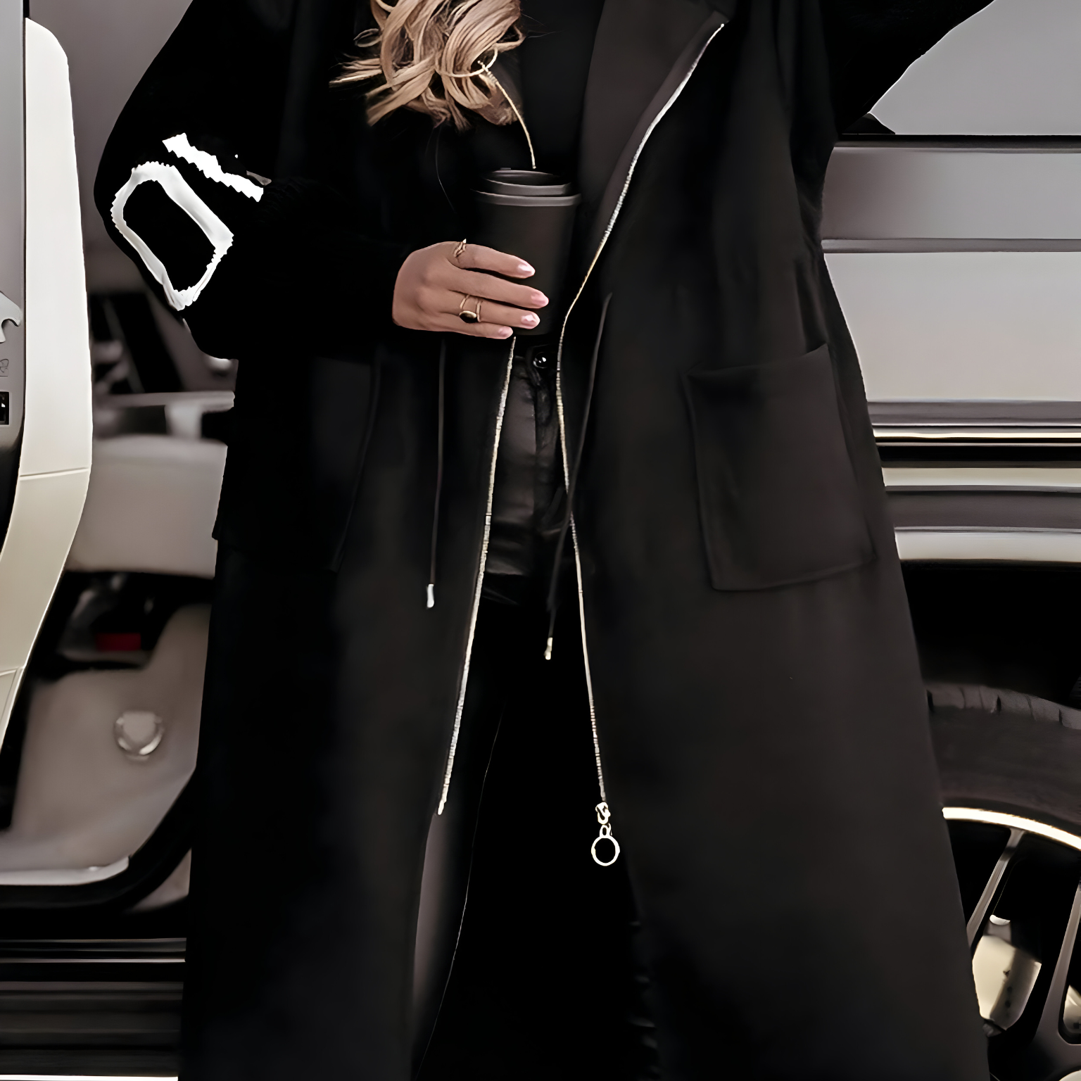 Chariza | Elegantan kaput sa kapuljačom