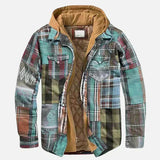 Roger - Chaqueta patchwork a cuadros