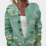 Ana - Herbstblumen-Cardigan