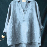 Andrea | Elegante Leinenbluse für den Sommer