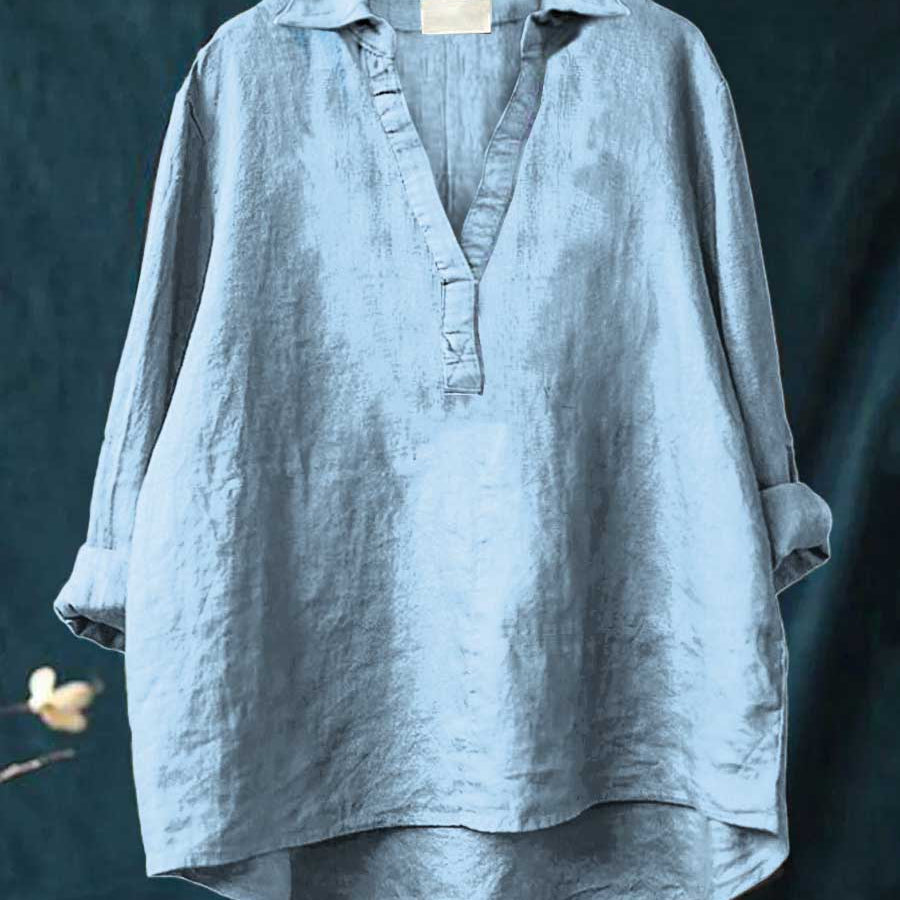Andrea | Elegante Leinenbluse für den Sommer