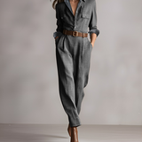 Clarisse | Karierter Overall mit Details