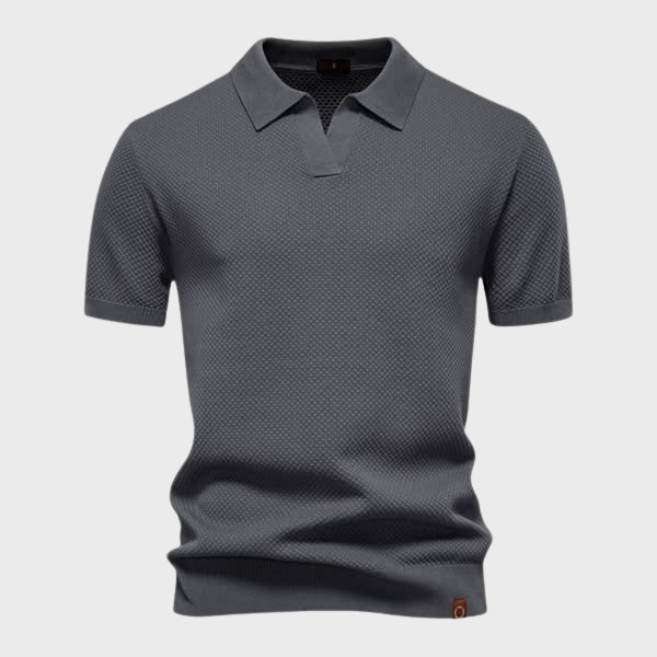 Lourenço - Premium Polo Strukturiert