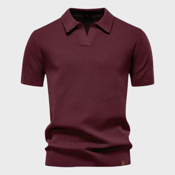 Lourenço - Premium Polo Strukturiert