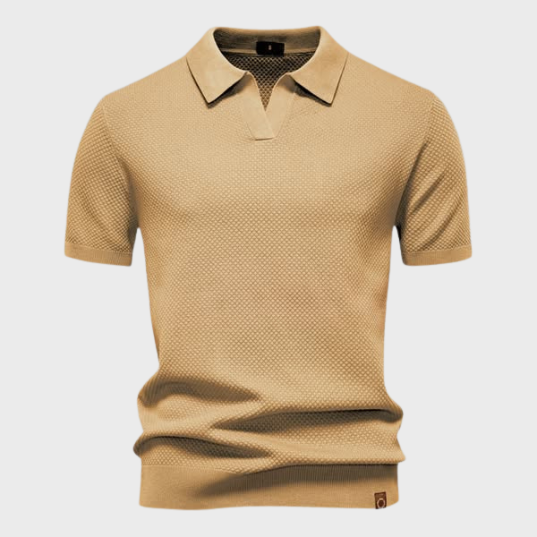 Lourenço - Premium Polo Strukturiert