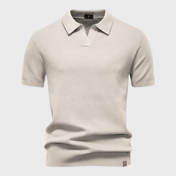 Lourenço - Premium Polo Strukturiert