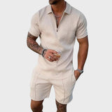 André - Polohemd und Shorts Set
