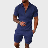 André - Polohemd und Shorts Set