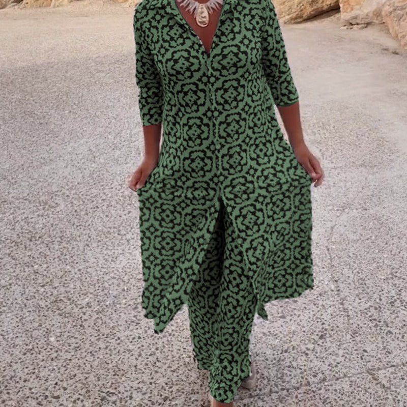 Amalia™ | Dvodelni set sa vintage printom