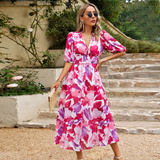 Elly | Charmantes Kleid mit V-Ausschnitt