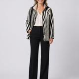 Grafisches Zebra Sylvie Steppjacke
