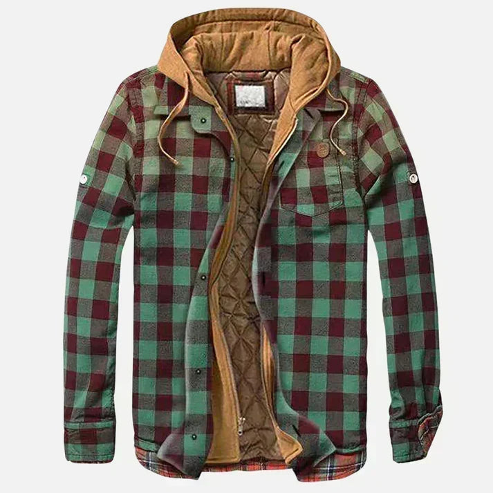 Roger - Chaqueta patchwork a cuadros