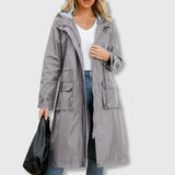 Julia | Abrigo Trench Estiloso con Capucha
