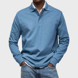 Eduardo - Luxuriöses Langarm-Polo