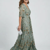 Rute - Elegante vestido maxi floral