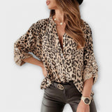 Iara - Moderne Bluse mit Leopardenmuster