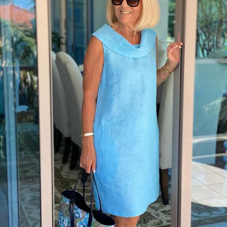 LOUISE - Vestido elegante sin mangas con corte ajustado y silueta favorecedora