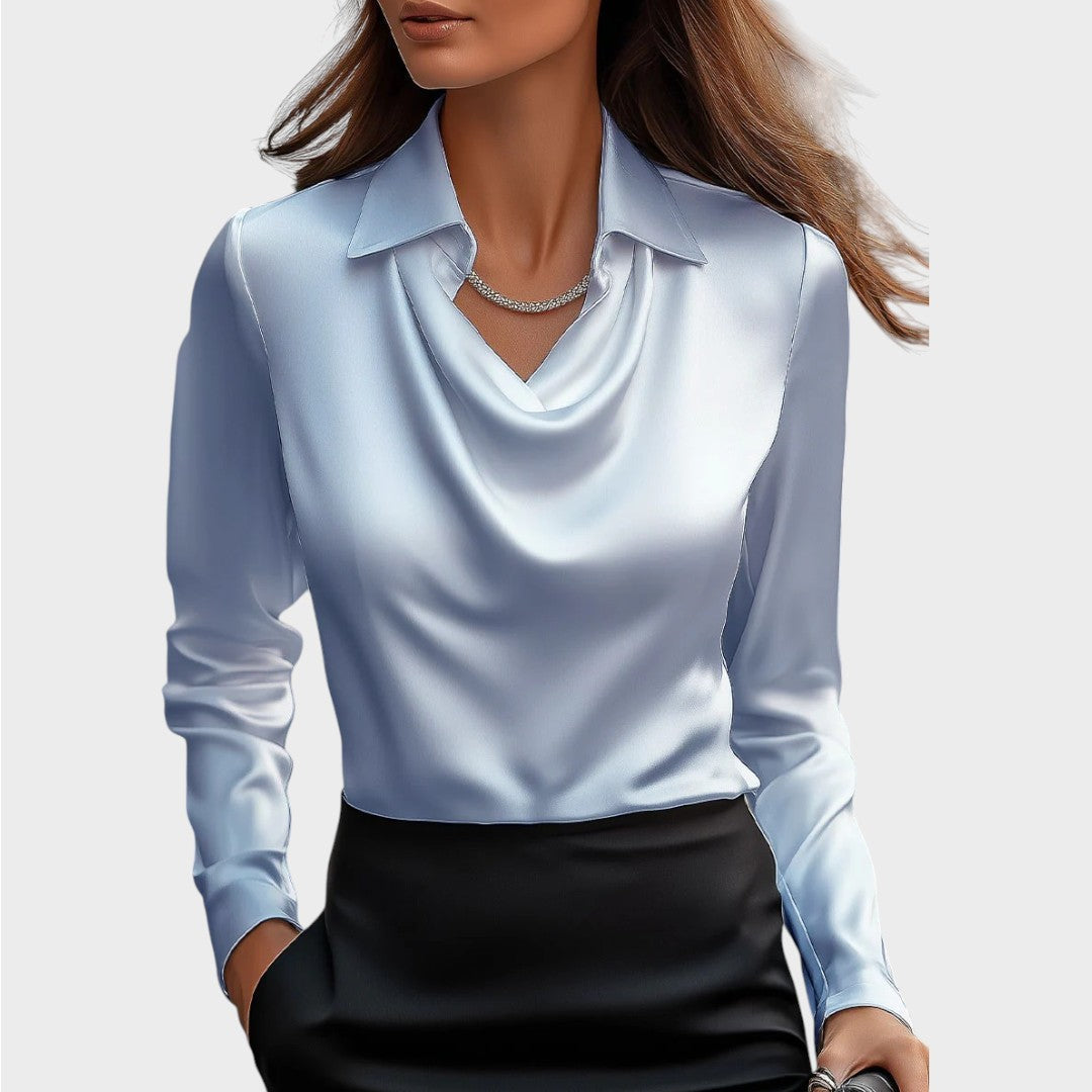 Elin | Blusa de Satén Elegante