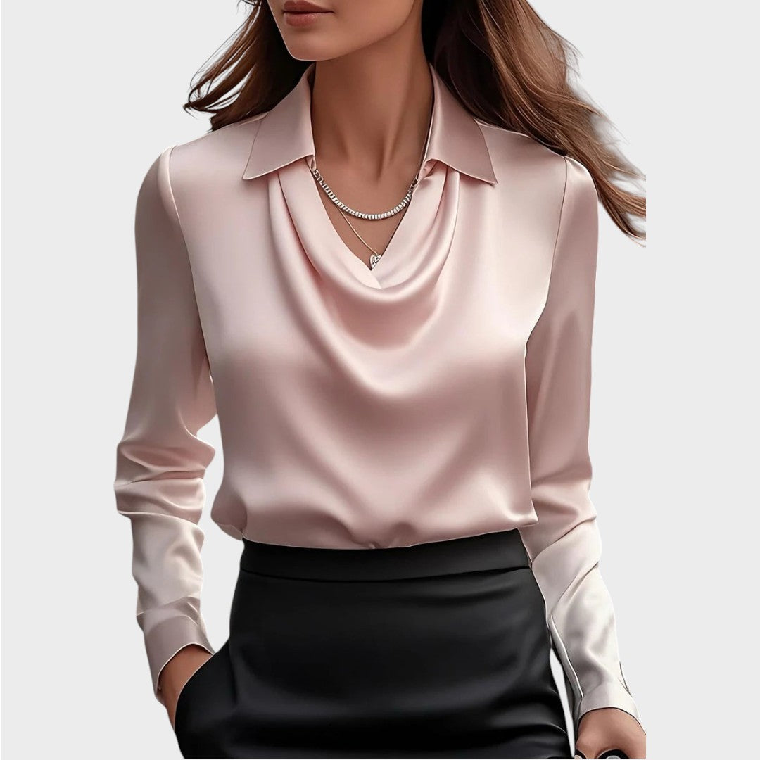 Elin | Blusa de Satén Elegante