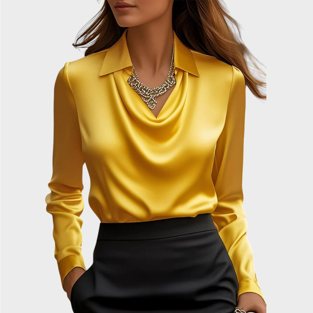 Elin | Blusa de Satén Elegante