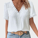 Lea | Blusa de Verano Wiissi con Escote en V