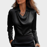 Elin | Blusa de Satén Elegante