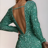 Inari | Kurzes Kleid mit Pailletten