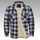 Tiago - Trucker-Jacke Streifen Fleece
