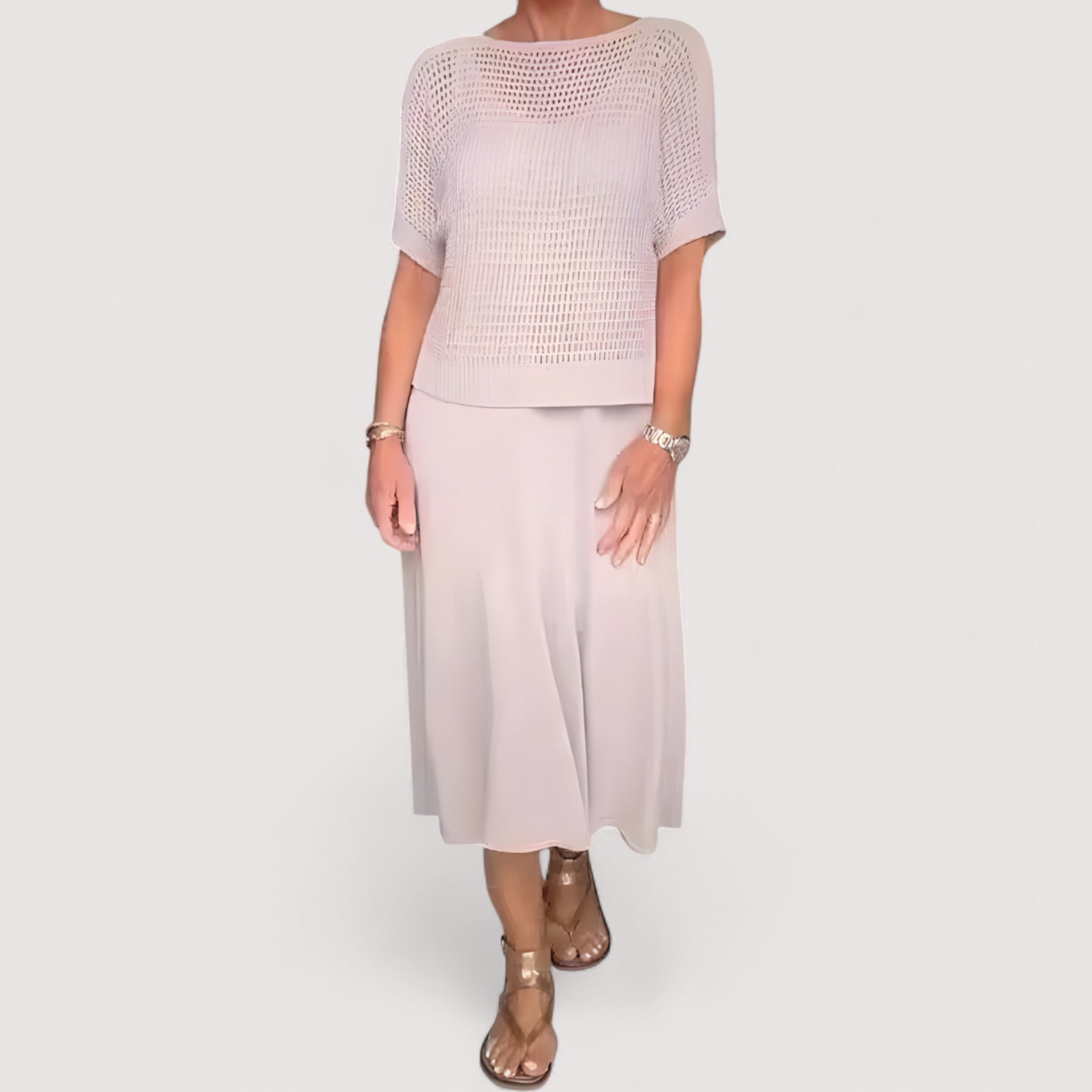 Elina | Vestido de Verano con Top Trenzado