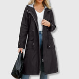 Julia | Abrigo Trench Elegante con Capucha