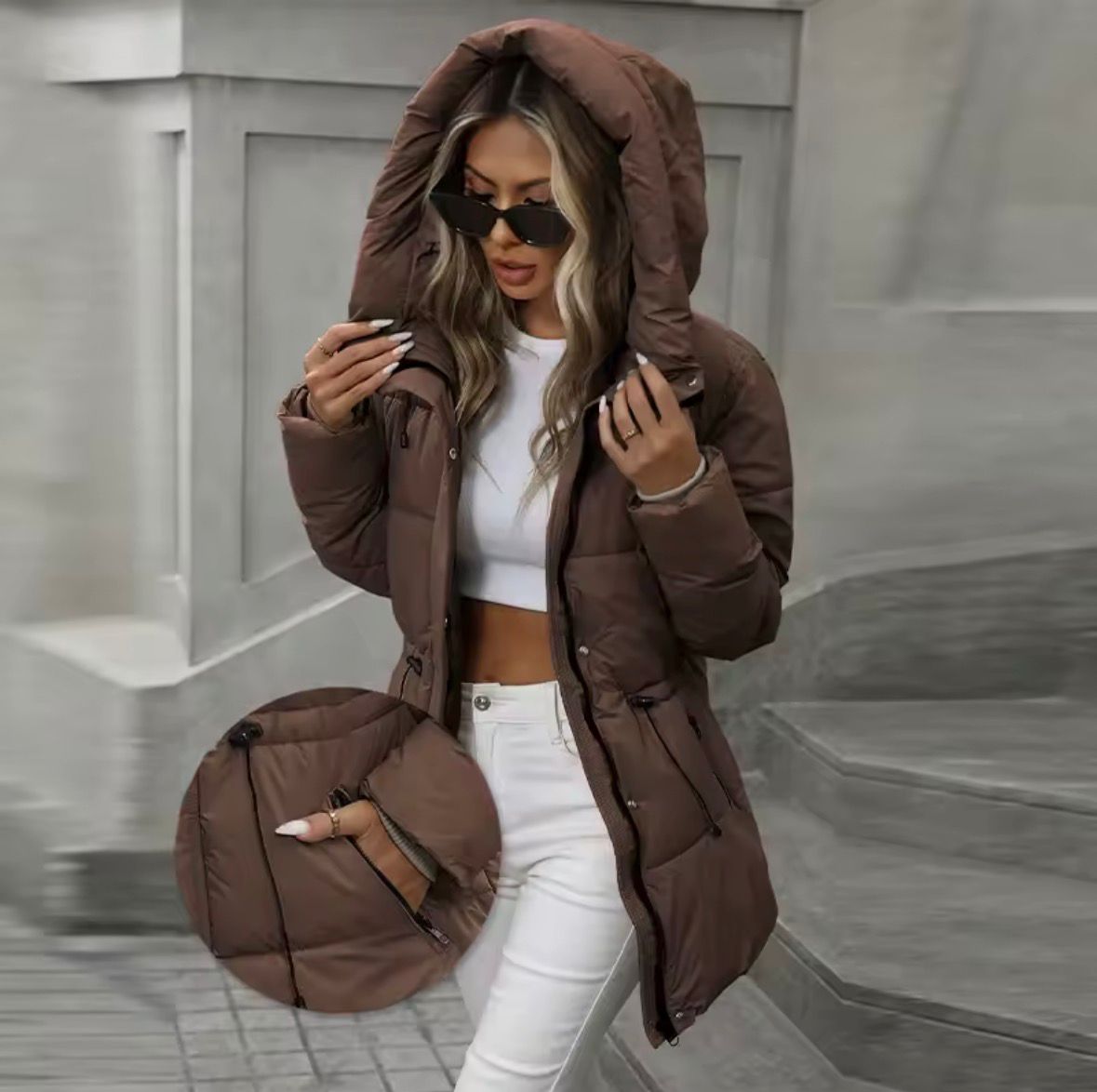 Eclissi™ | Zimska ženska puf jakna sa kapuljačom