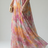 Isel - Vestido maxi de lujo
