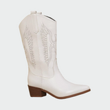 Western-Cowboystiefel aus Leder