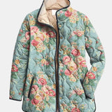 Gepolsterte Jacke Rosen Celadon Mathilde
