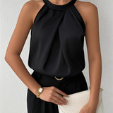 Miranda™ | Elegantna satin bluzica sa otvorenim ramenima