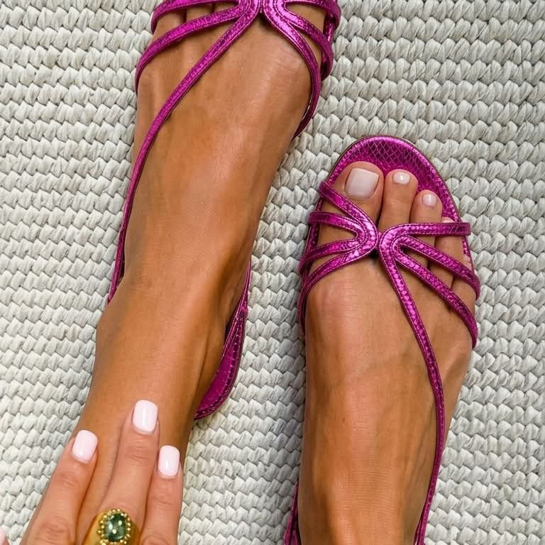 Ginevra | Sandalias Doradas Elegancia Veraniega