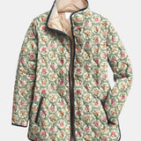 Blumenstoff Steppjacke Amélie