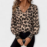 Joana - Stilvolle Leopardenbluse