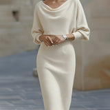 Lydia - Elegantes Midi-Kleid für jeden Tag