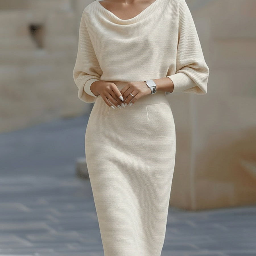 Lydia - Elegantes Midi-Kleid für jeden Tag