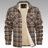 Tiago - Trucker-Jacke Streifen Fleece
