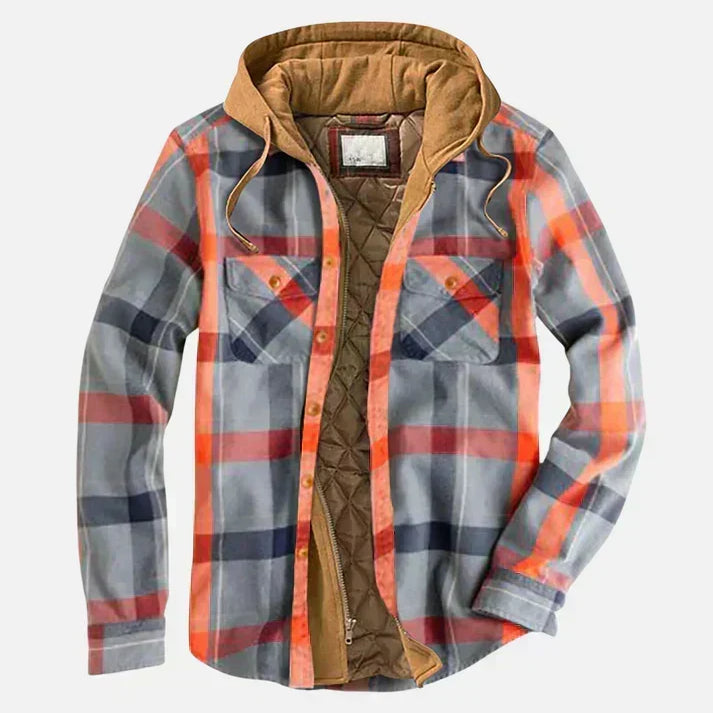 Roger - Chaqueta patchwork a cuadros