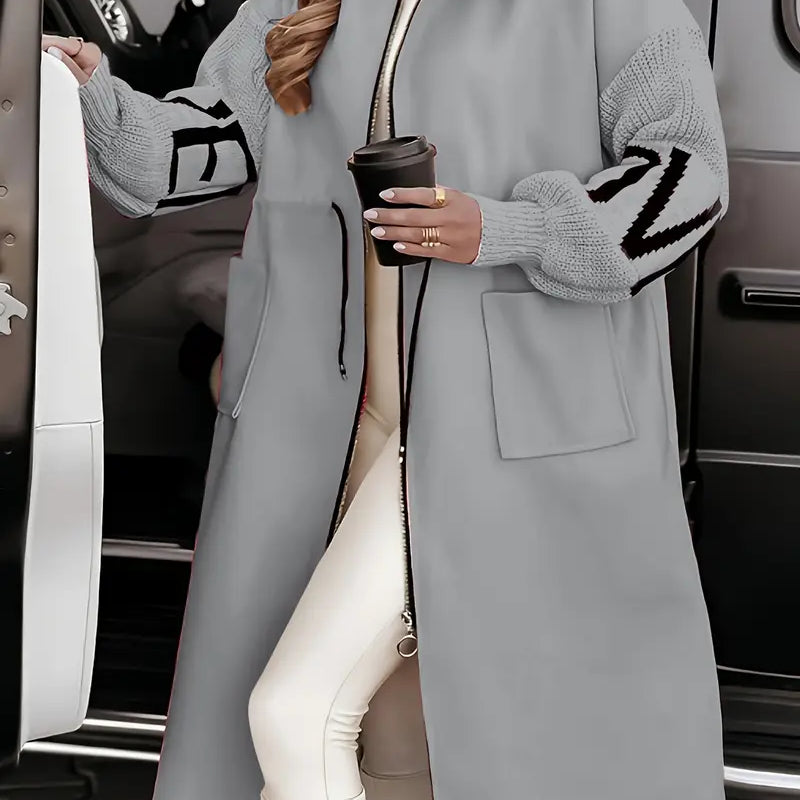 Rosa - Eleganter Cardigan-Mantel