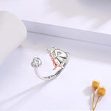 Hundeumarmung - Ring (Rosa)