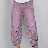Aven - Pantalones Bordados Informales