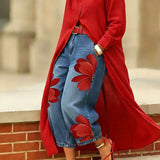 Beatrix - Pantalones vaqueros anchos elegantes